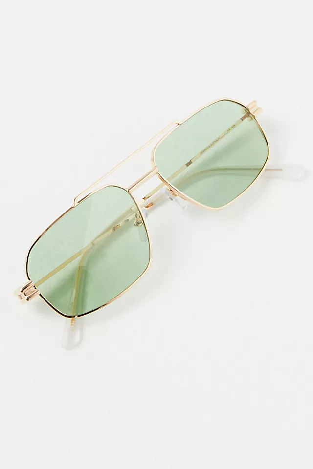 Banbe Heidi Aviator Sunglasses Olive