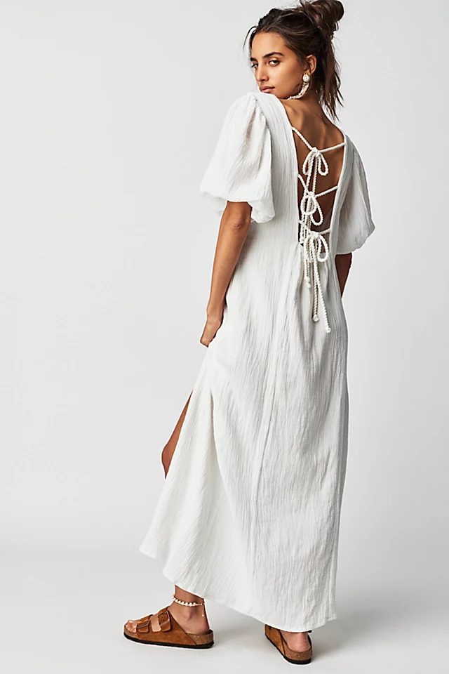 Jen's Pirate Booty Paraguay Maxi Gown White