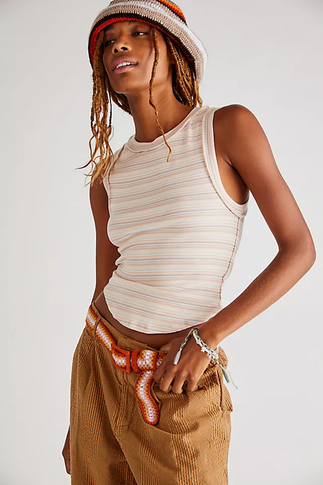 Kate Tee Stripe Tank Tea Combo