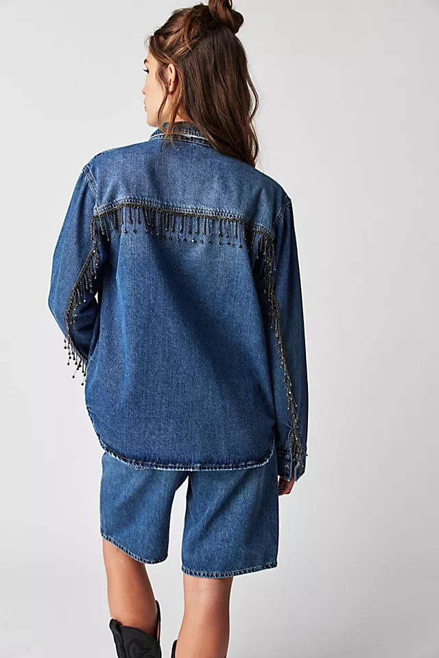 OneTeaspoon Razzle Dazzle Western Shirt Rosewood