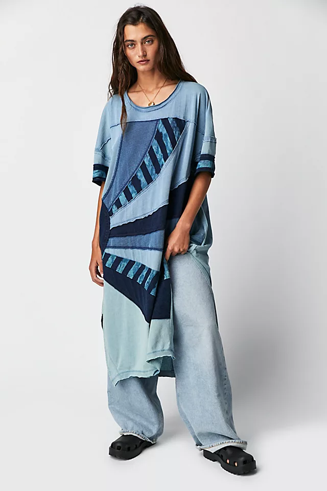 We The Free Rays Of Indigo Tee Indigo Combo