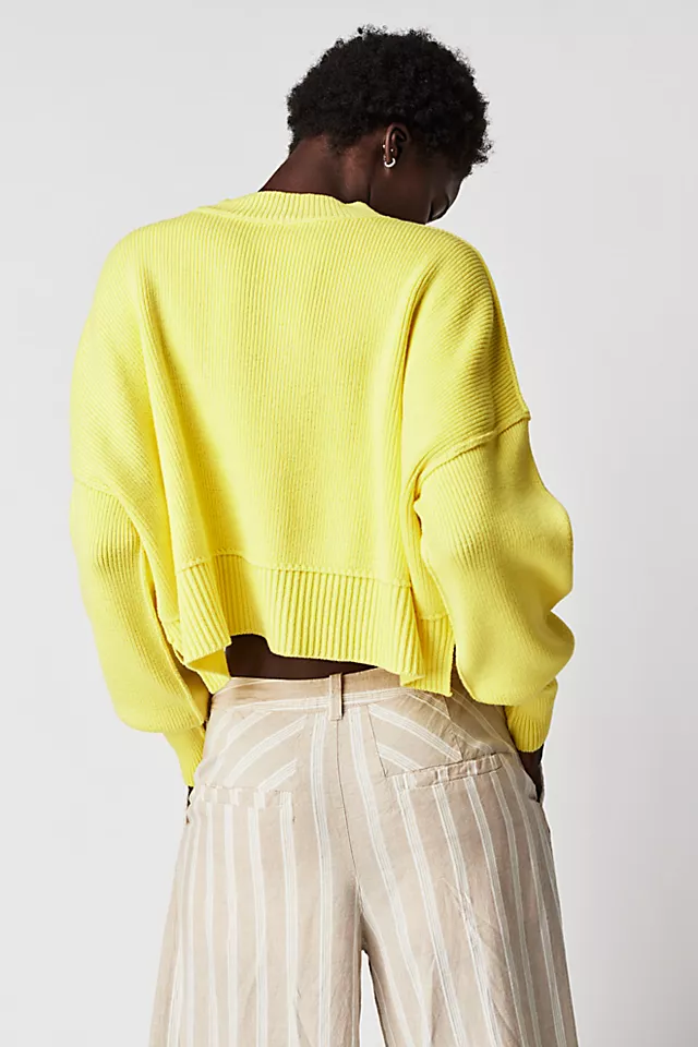 Easy Street Crop Pullover Pineapple Fusion