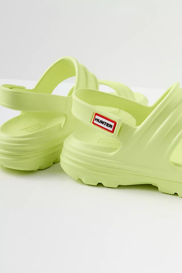 Hunter Bloom Algae Sandals Zesty Yellow