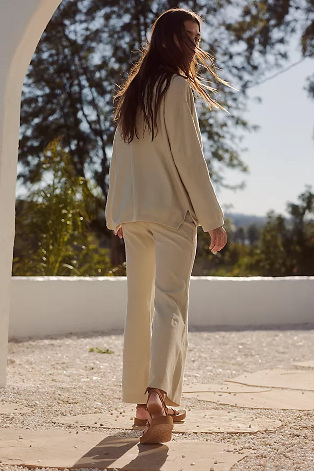 Around Town Sweater Set Tidal Foam