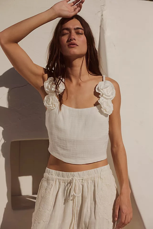 Bella Rosa Top Ivory