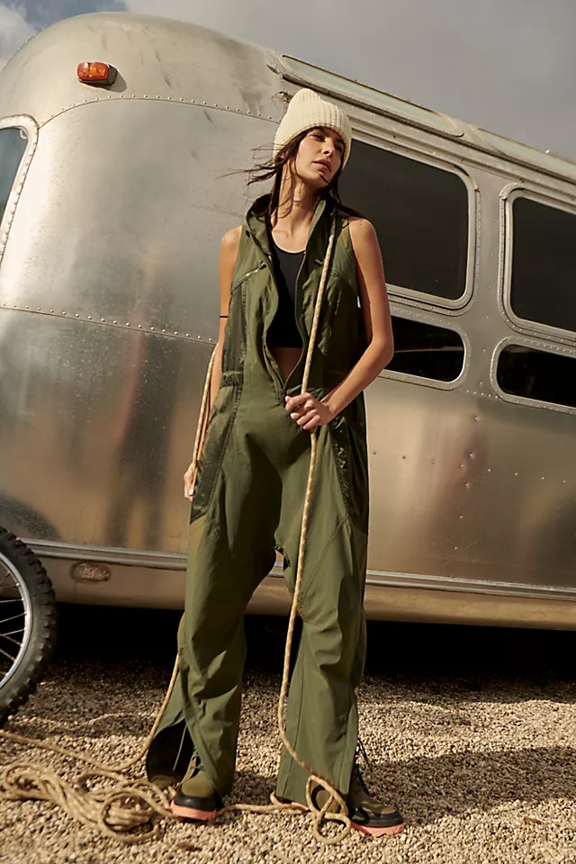 Alignment Jumpsuit Dark Olive