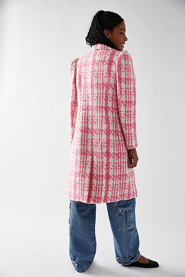 LoveShackFancy Asryn Coat Pink