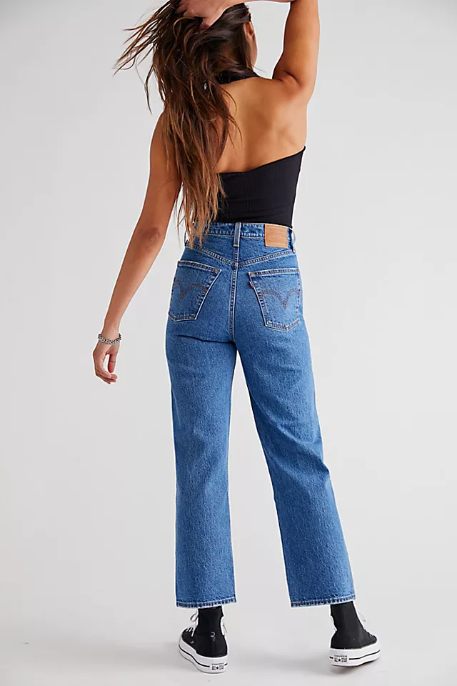 Levi's Ribcage Straight Ankle Jeans Jazz Pop