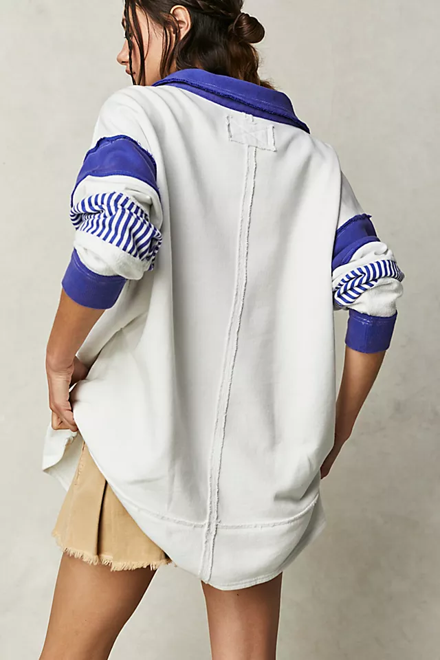 Clean Prep Polo Blue / White