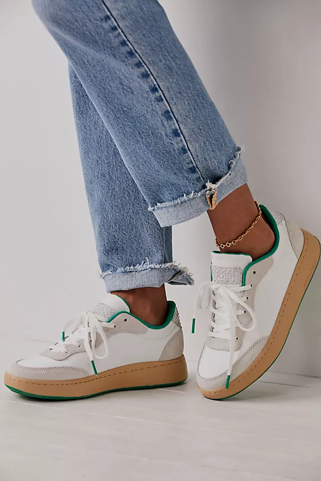 May Sneakers White / Basil