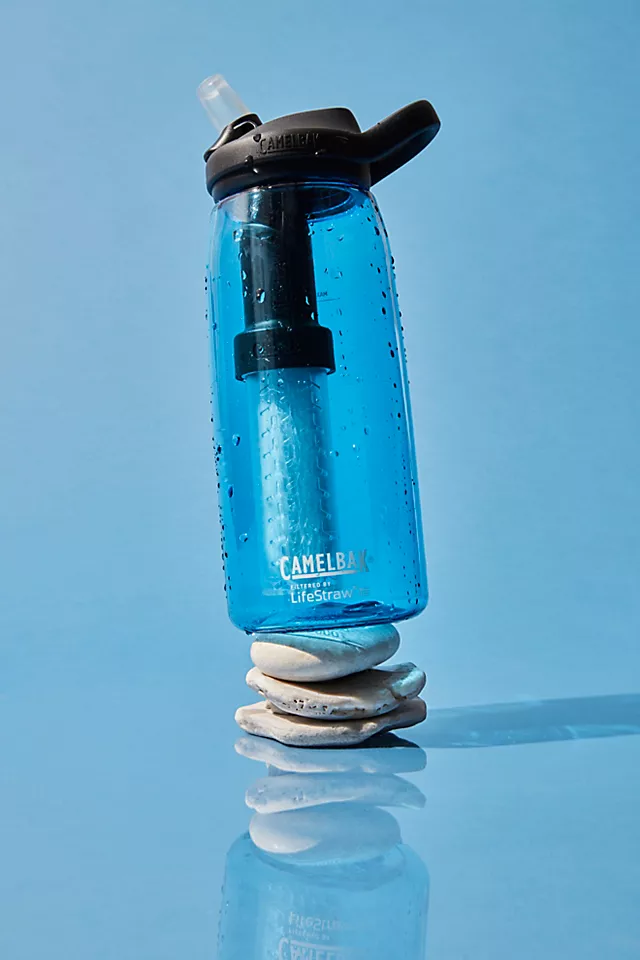 CamelBak Eddy + filtered by LifeStraw 32oz Water Bottle True Blue