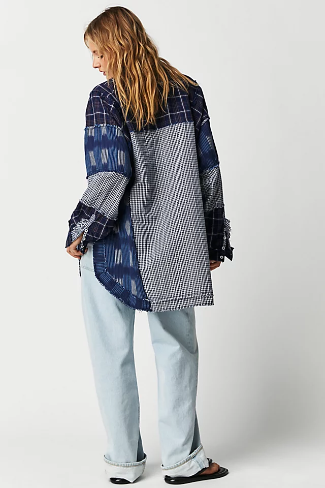 Railroad Dreams Top Blue Combo