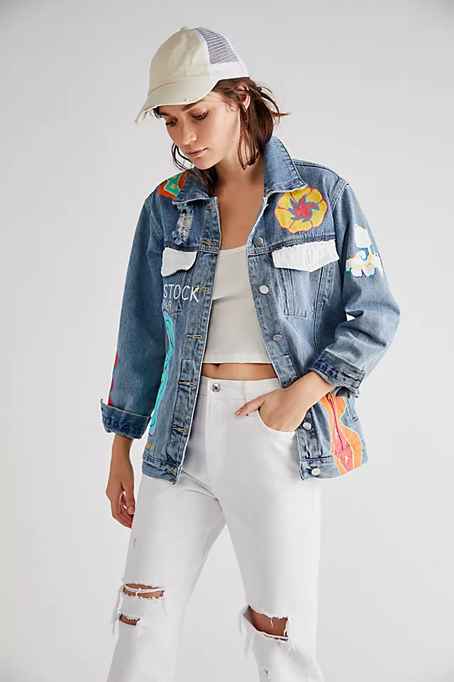Woodstock Band Jacket Denim