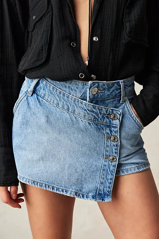 Wynne Skort Light Indigo