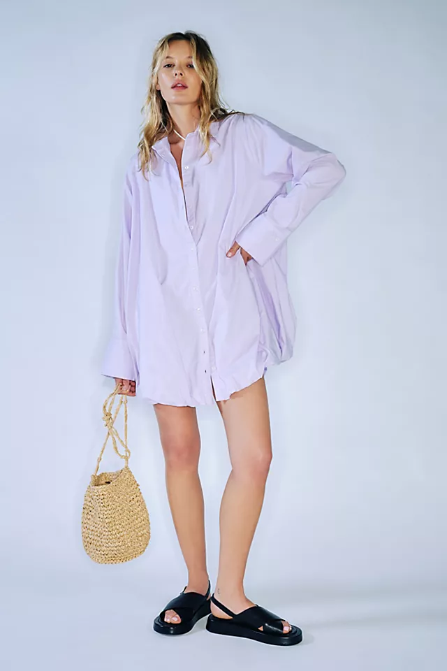 Nova Shirtdress Lavender Fields