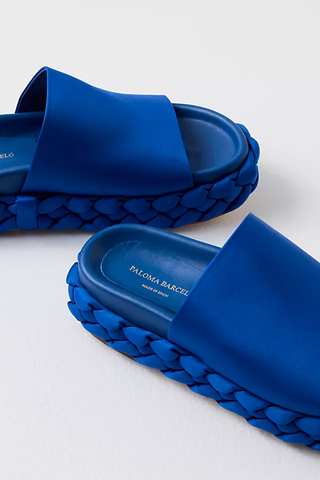 Maissa Slip On Sandals Blue
