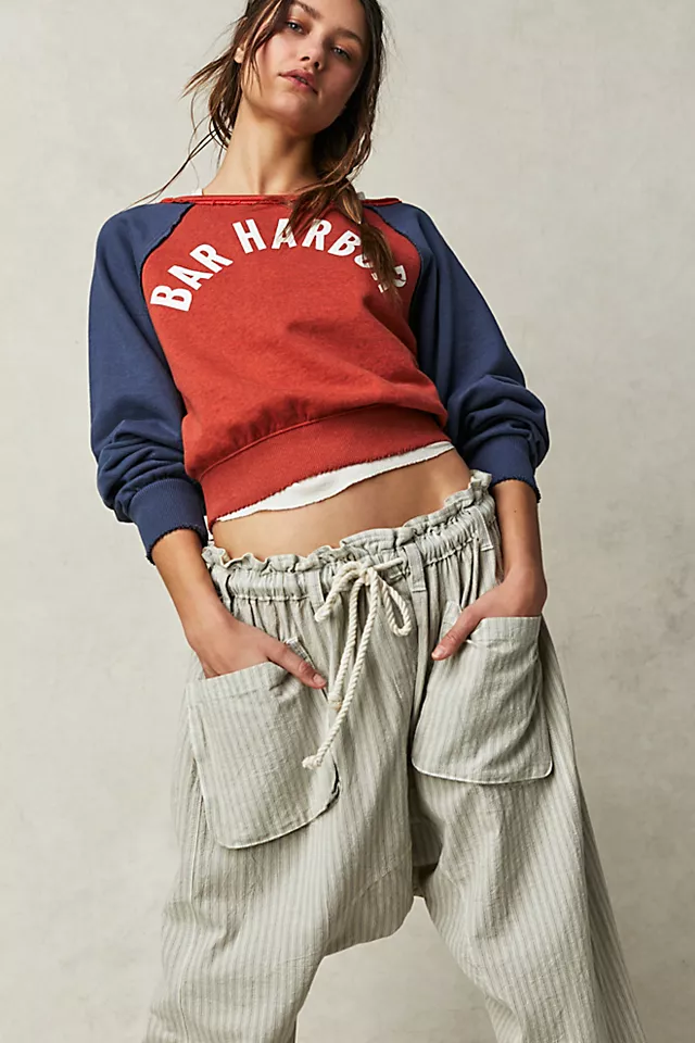 Harbor Sweatshirt Mandarin Red Combo
