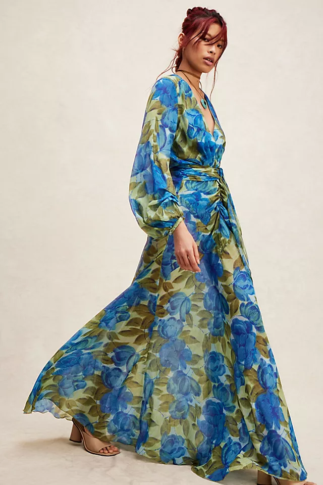 Ronny Kobo Shanti Dress Blue / Sage Multi