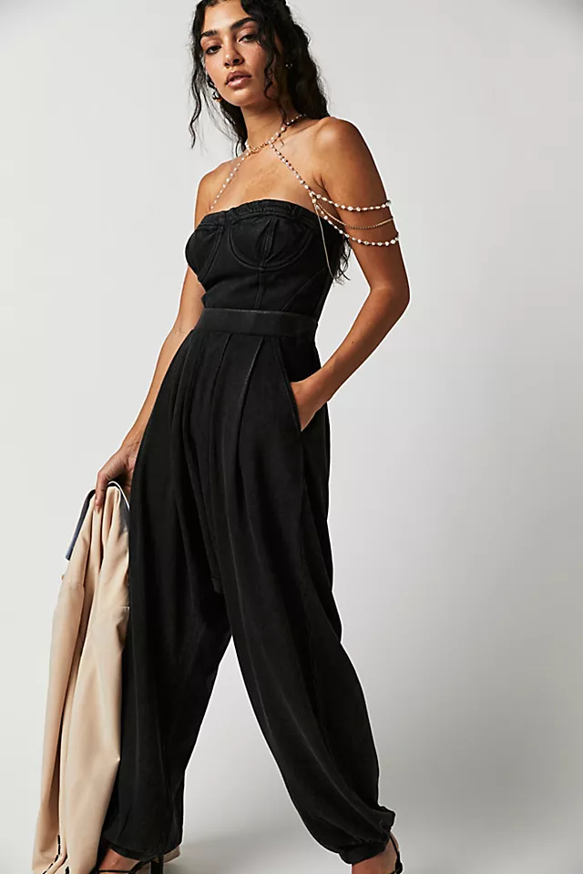 Zoey One Piece Washed Black