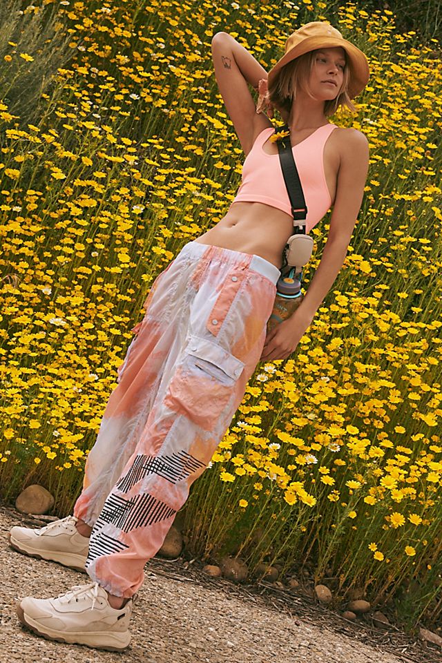 Color Burst Hike Pants Peached Combo