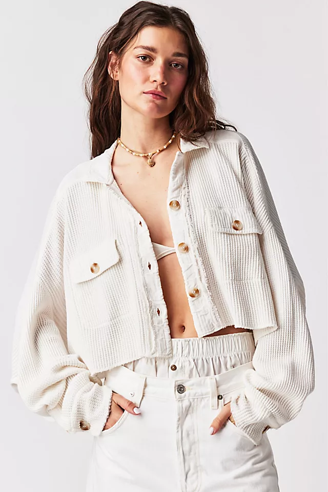 FP One Scout Cropped Jacket White
