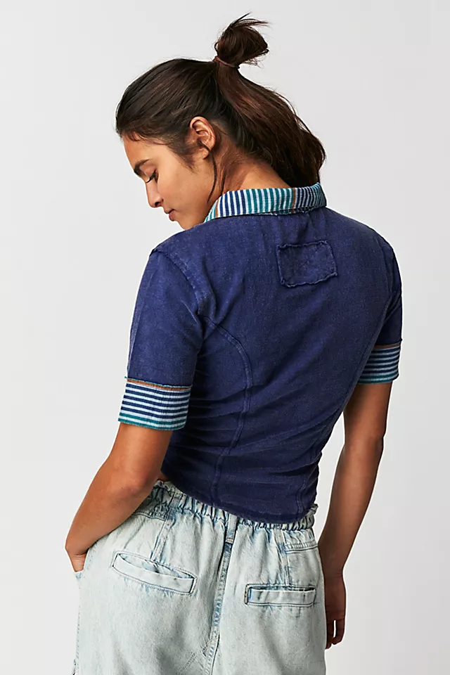 We The Free Not Your Baby Tee Indigo