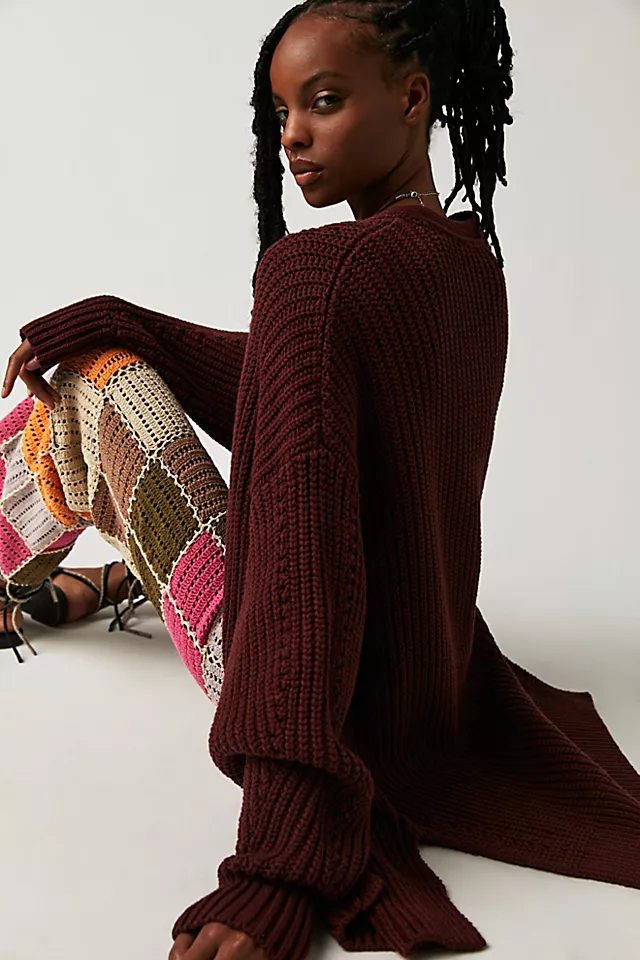 Nightingale Cardi Cinnamon Brown