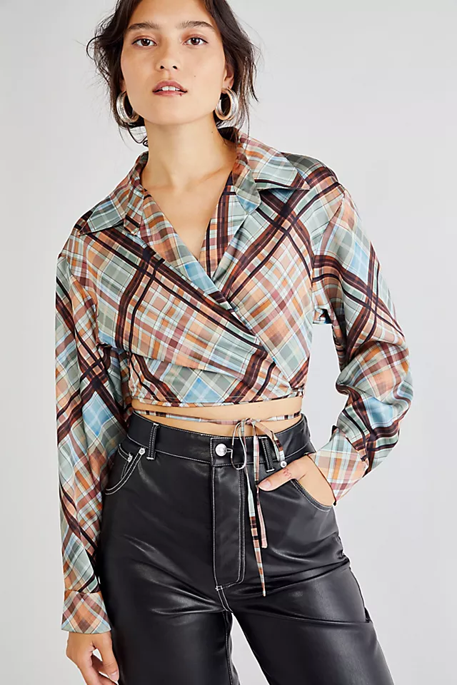 Vanessa Shirt Check Print