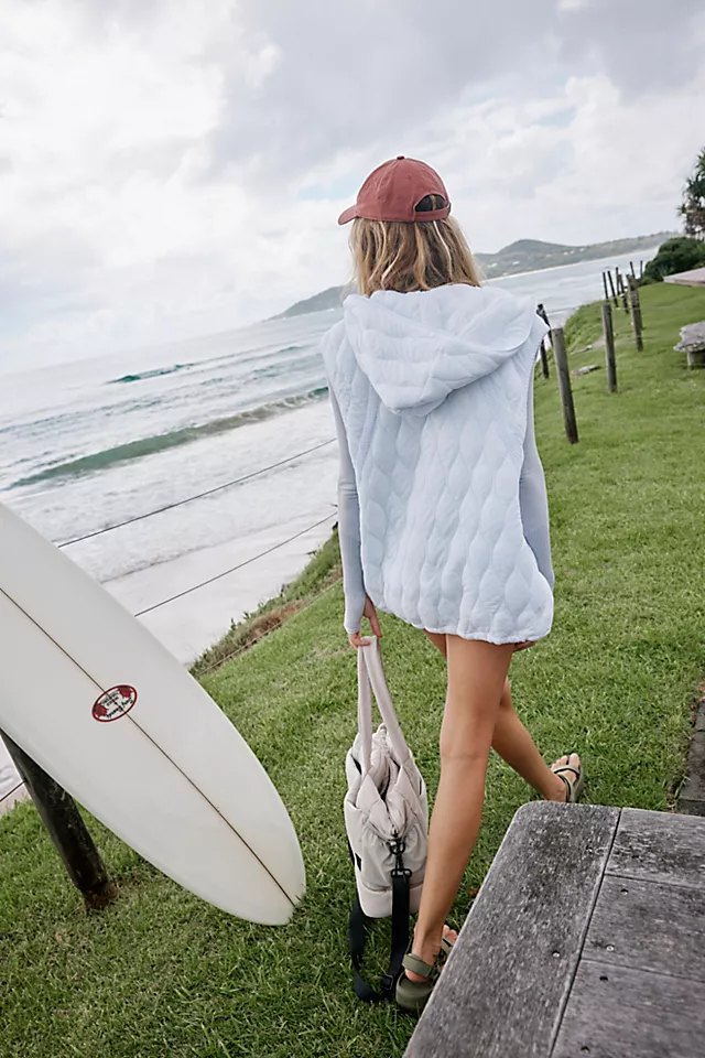 Dream Big Quilted Vest White