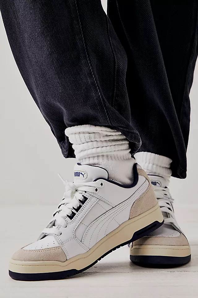 Slipstream Lo Retro Sneakers Puma White / New Navy