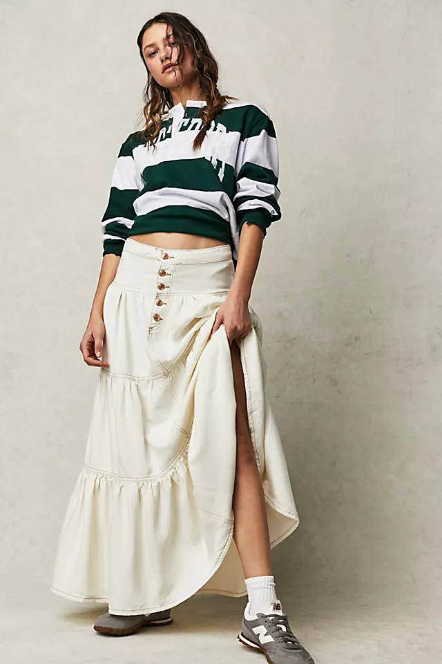 Dreamweaver Maxi Skirt Tofu