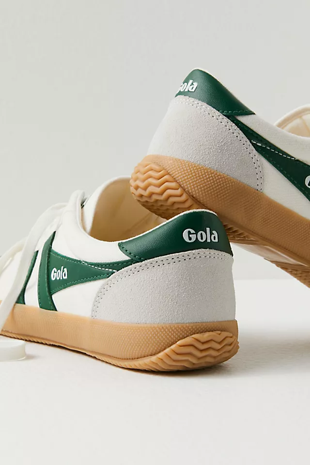 Gola Badminton Court Sneakers Off White / Green / Gum