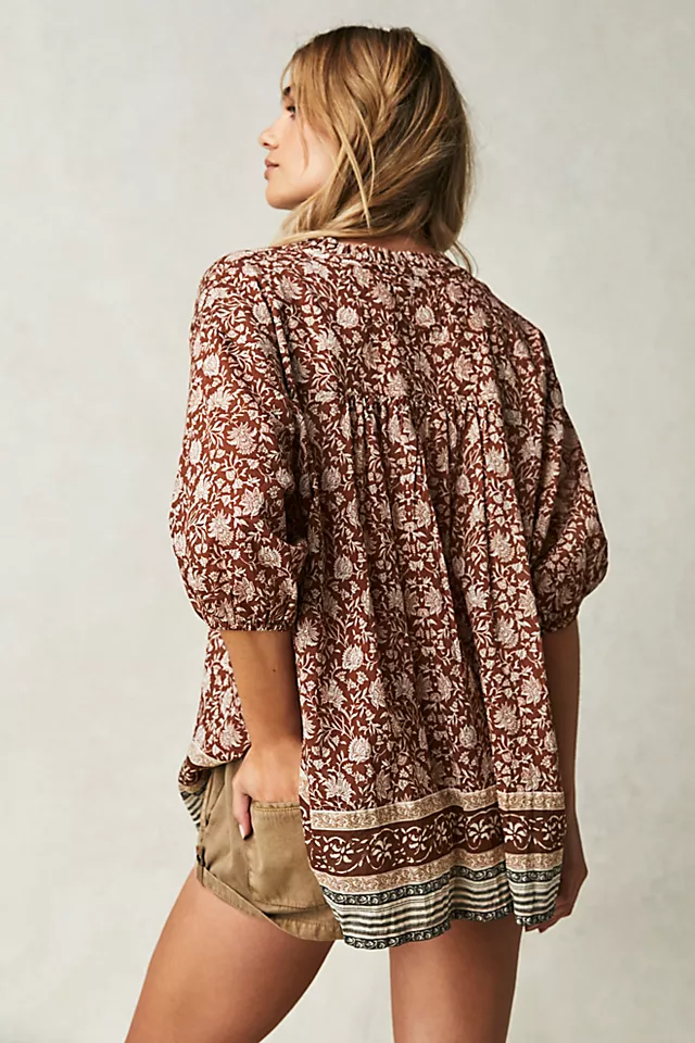 Border Batik Chestnut Combo