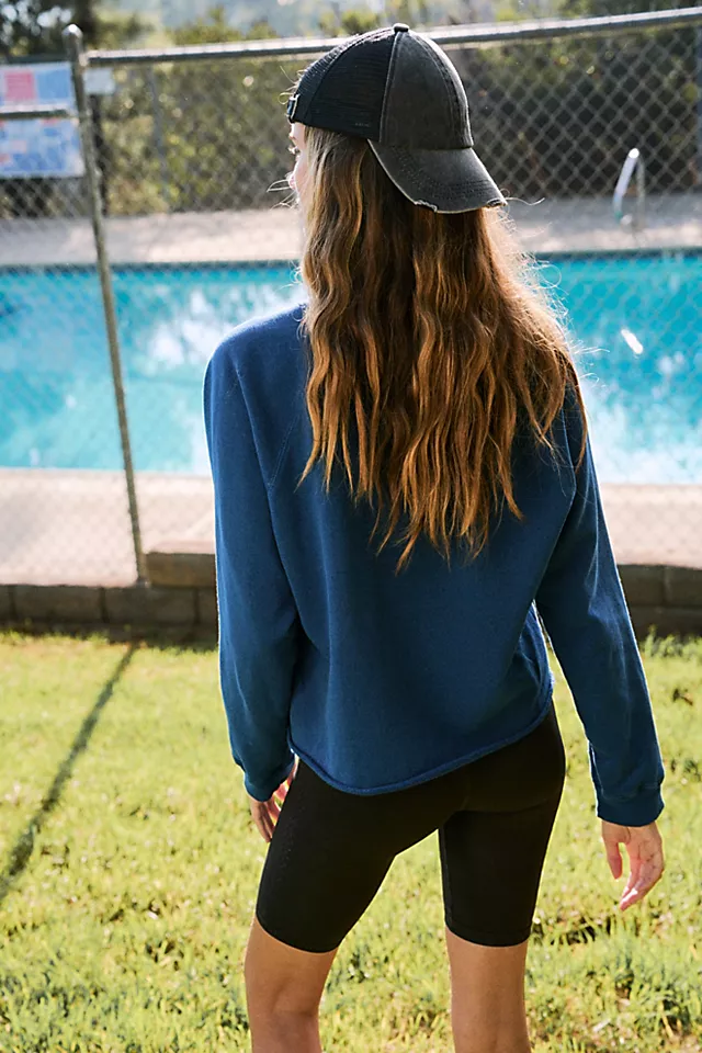 Penn Crop Sweat Navy