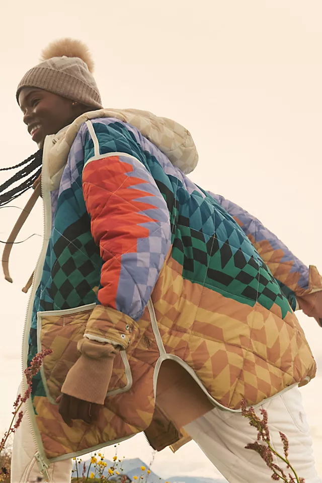 Pria Printed Packable Puffer Jacket Everest Combo