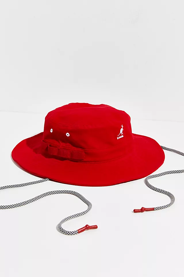 Kangol Utility Cords Jungle Hat Red