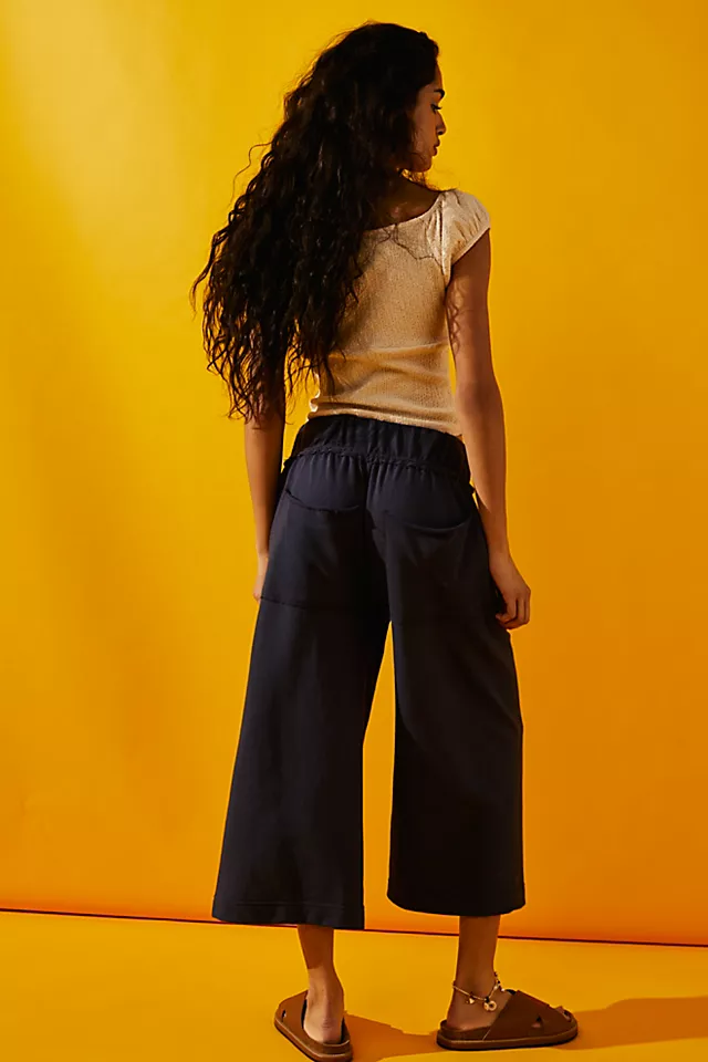 Essential Gaucho Pants Celestial Indigo