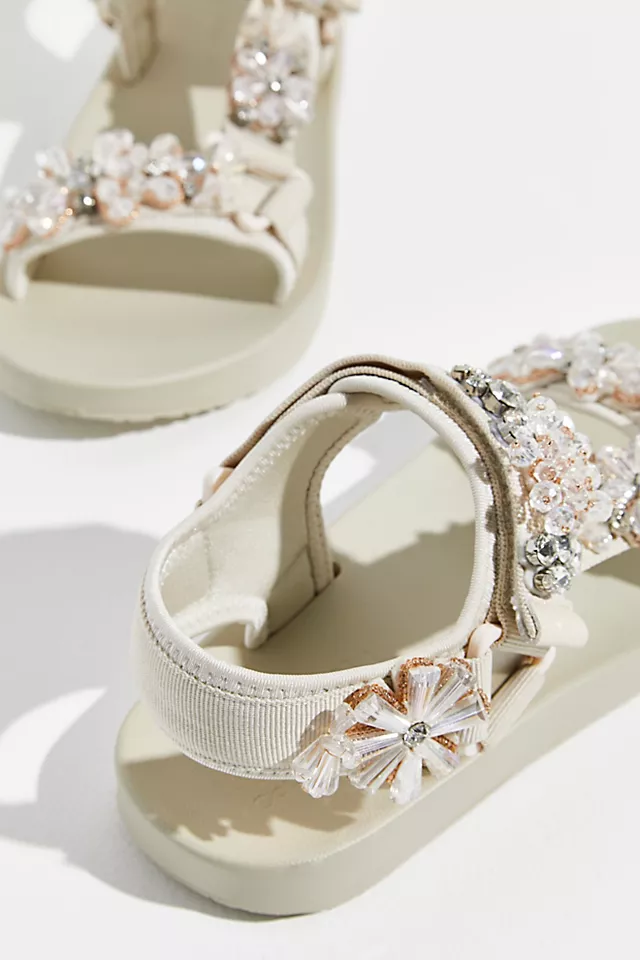 Crystal Cleanse Sport Sandals White