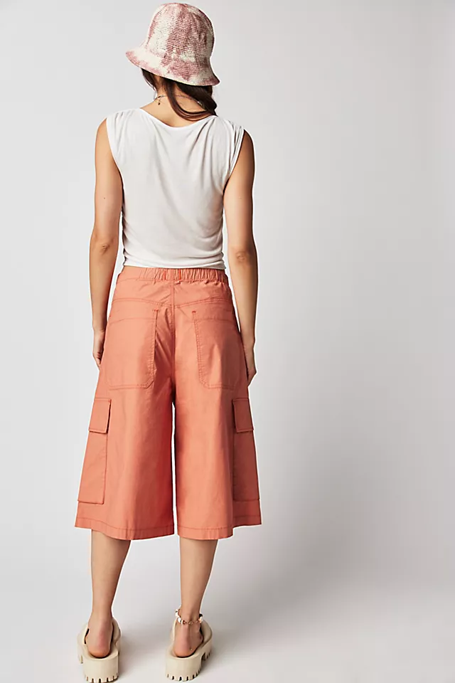 Citizens of Humanity Cargo Long Shorts Papaya