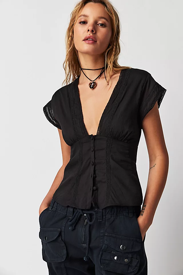 Solid Landy Top Black