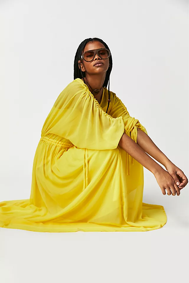 Never Fully Dressed Zena Dress Yellow