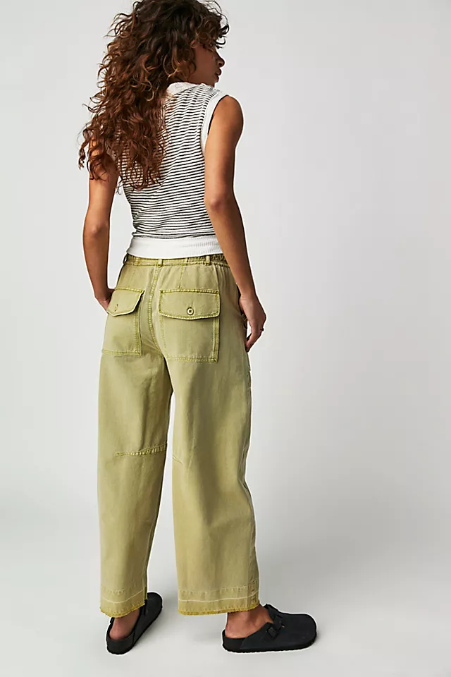 To The Extreme Barrel Pants Mojito Lime