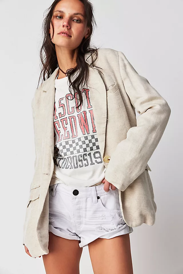 The Bureau Ascot Speedway Tee Ivory