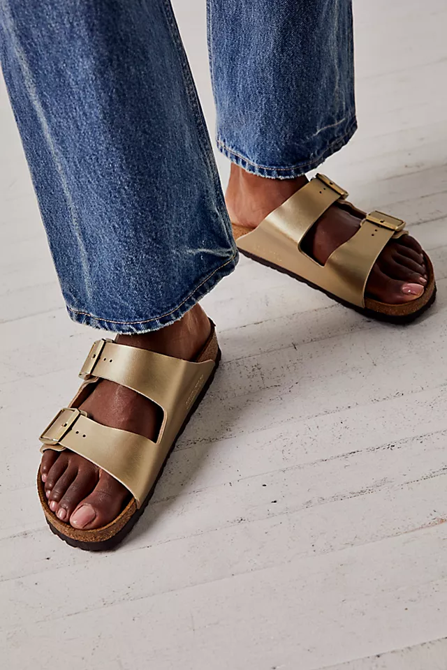 Arizona Birko-flor Sandals Gold