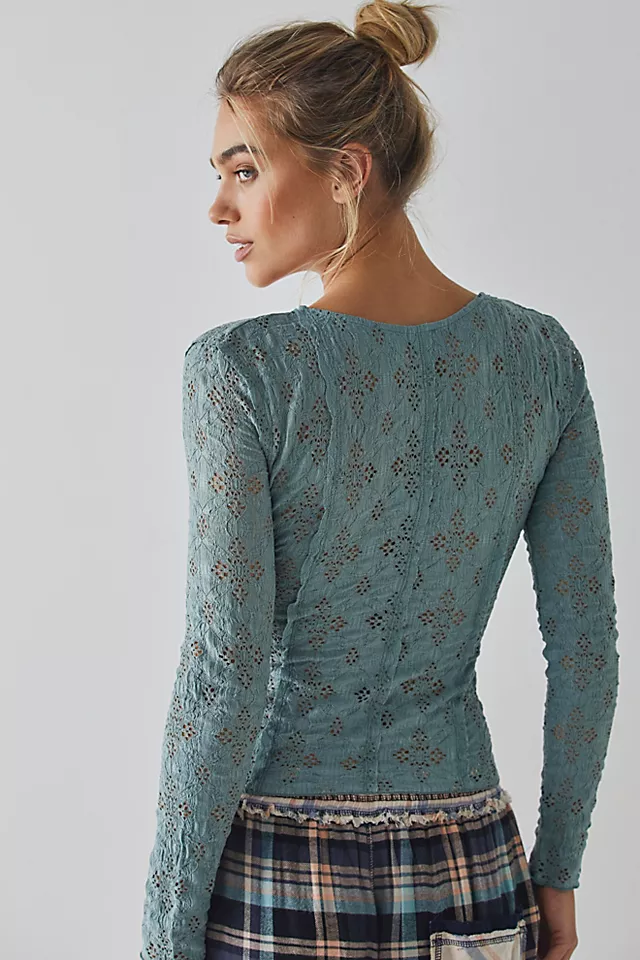 Waiting For You Long-Sleeve Ocean