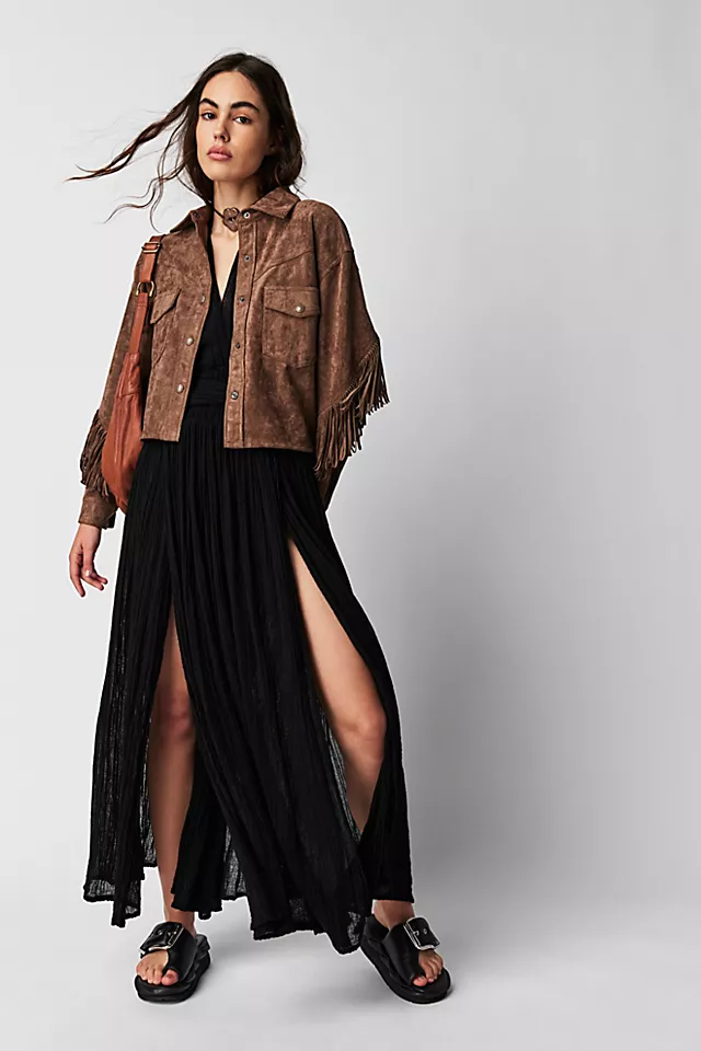 Jen's Pirate Booty Prism Maxi Dress Black