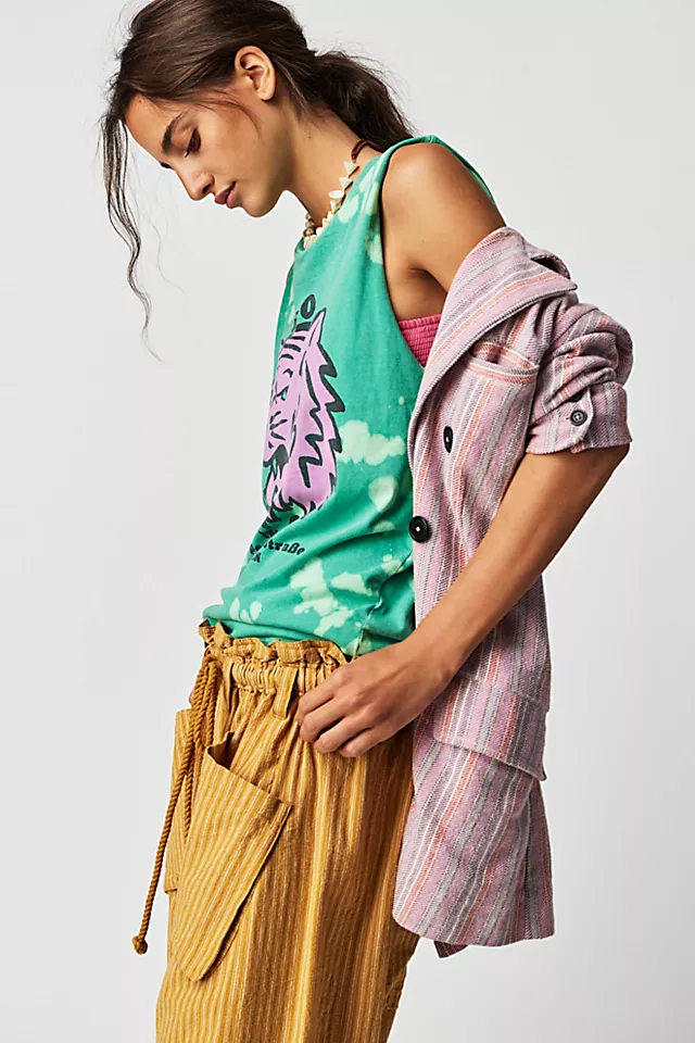 The Bureau UFO Tiger Muscle Tee Green