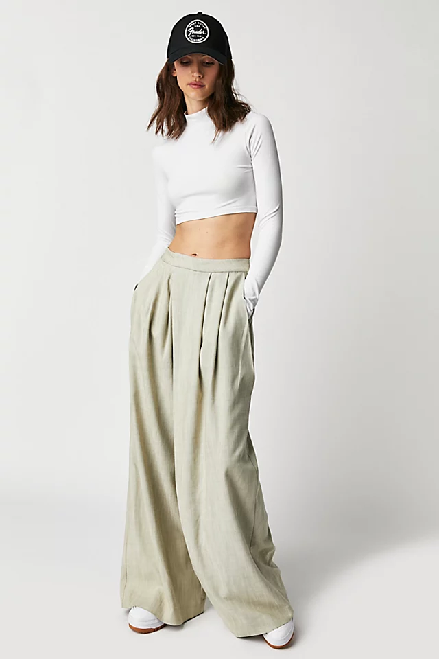 Closed Zola Trousers Light Moss Green