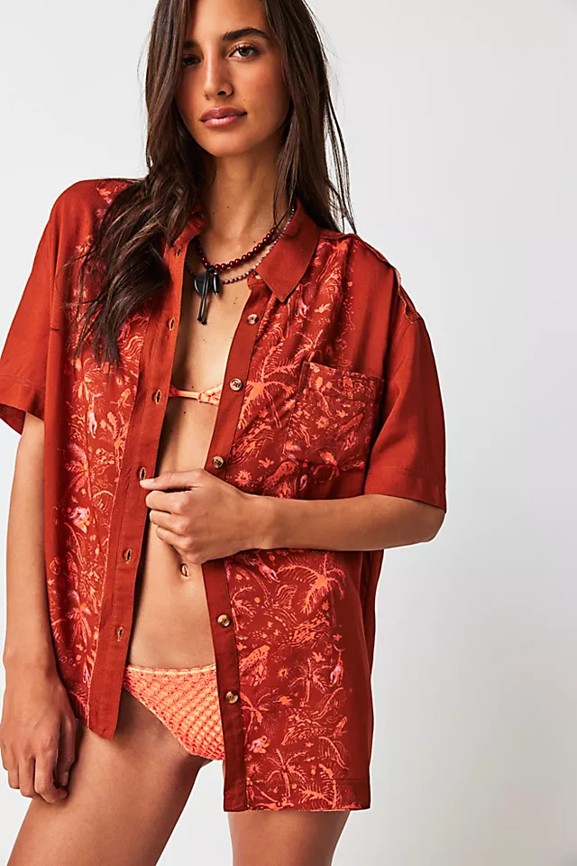 Share Good Vibes Buttondown Rum Combo