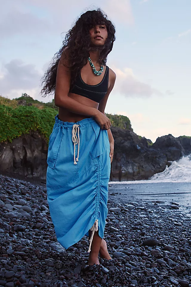 Bruna Skirt Azure Blue